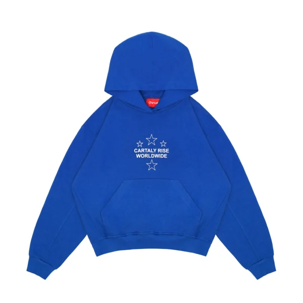 Cartaly Blue Hoodie