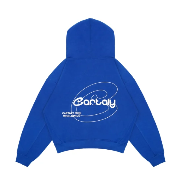 Cartaly Blue Hoodie